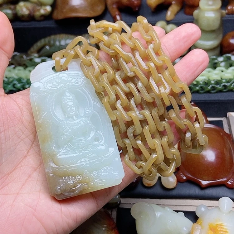 【闪购商品】和田玉颈饰未镶嵌王*利