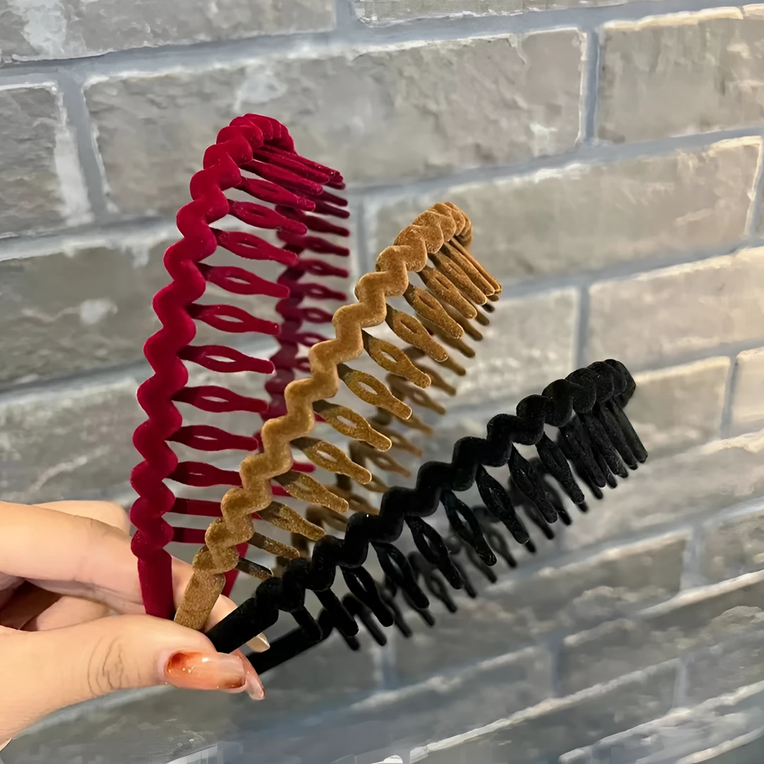 简约百搭发箍洗脸神器带齿防滑头箍气质发饰