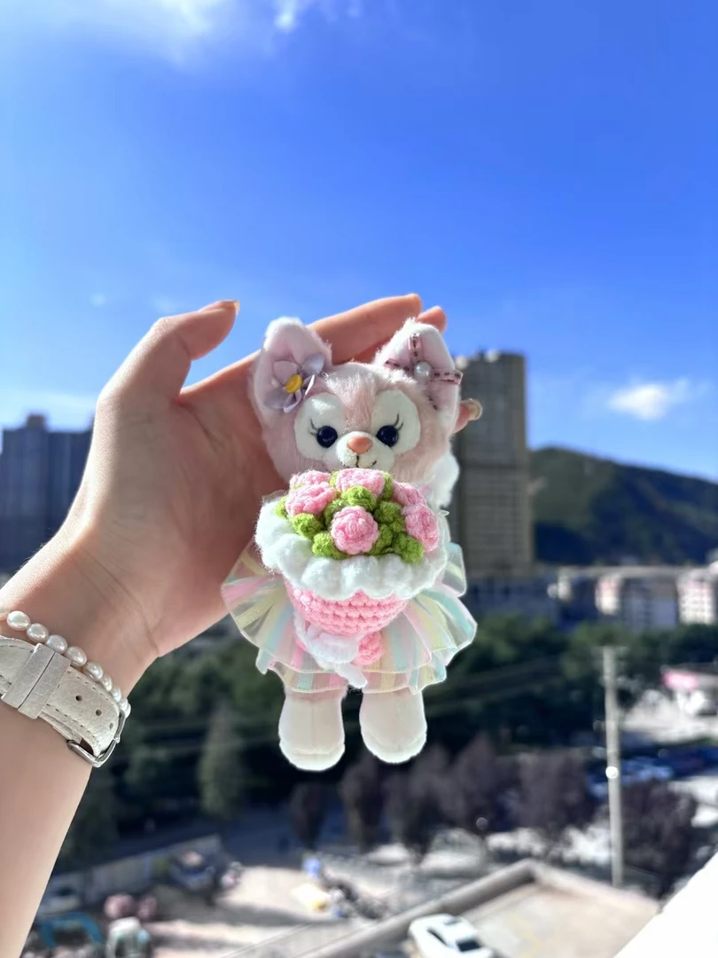 直播专享挂件300-499可爱贝儿包包挂件毛绒公仔挂件书包玩偶着替