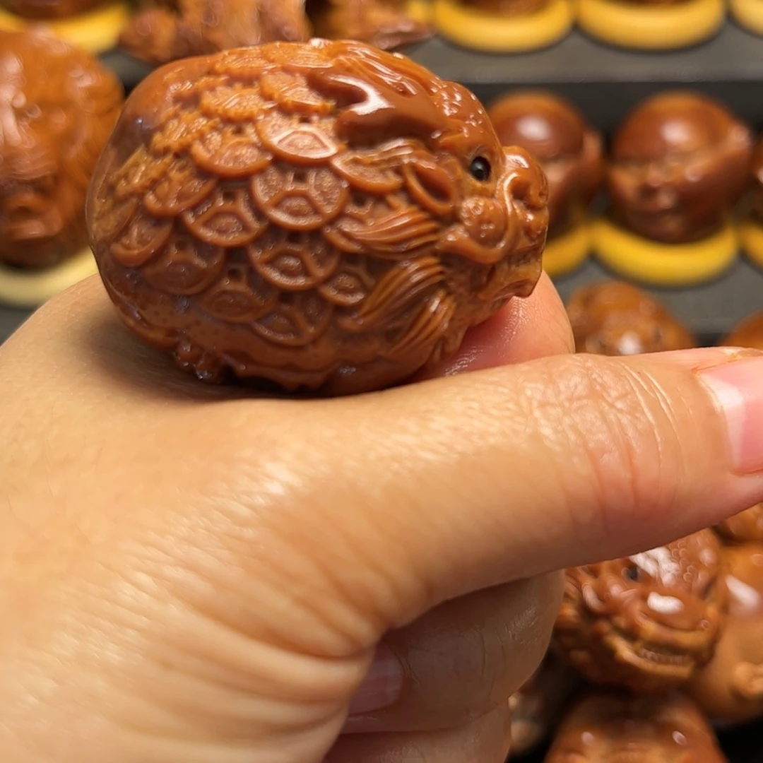【闪购商品】橄榄核雕龙龟 个