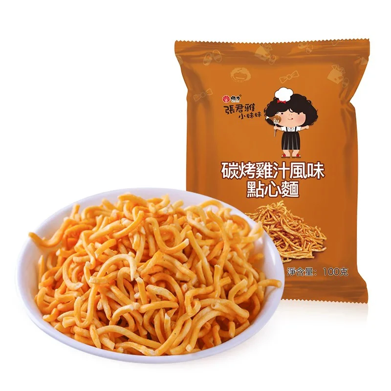 【25年4月21日到期】越南进口张君雅小妹妹炭烤鸡汁点心面100g*5袋