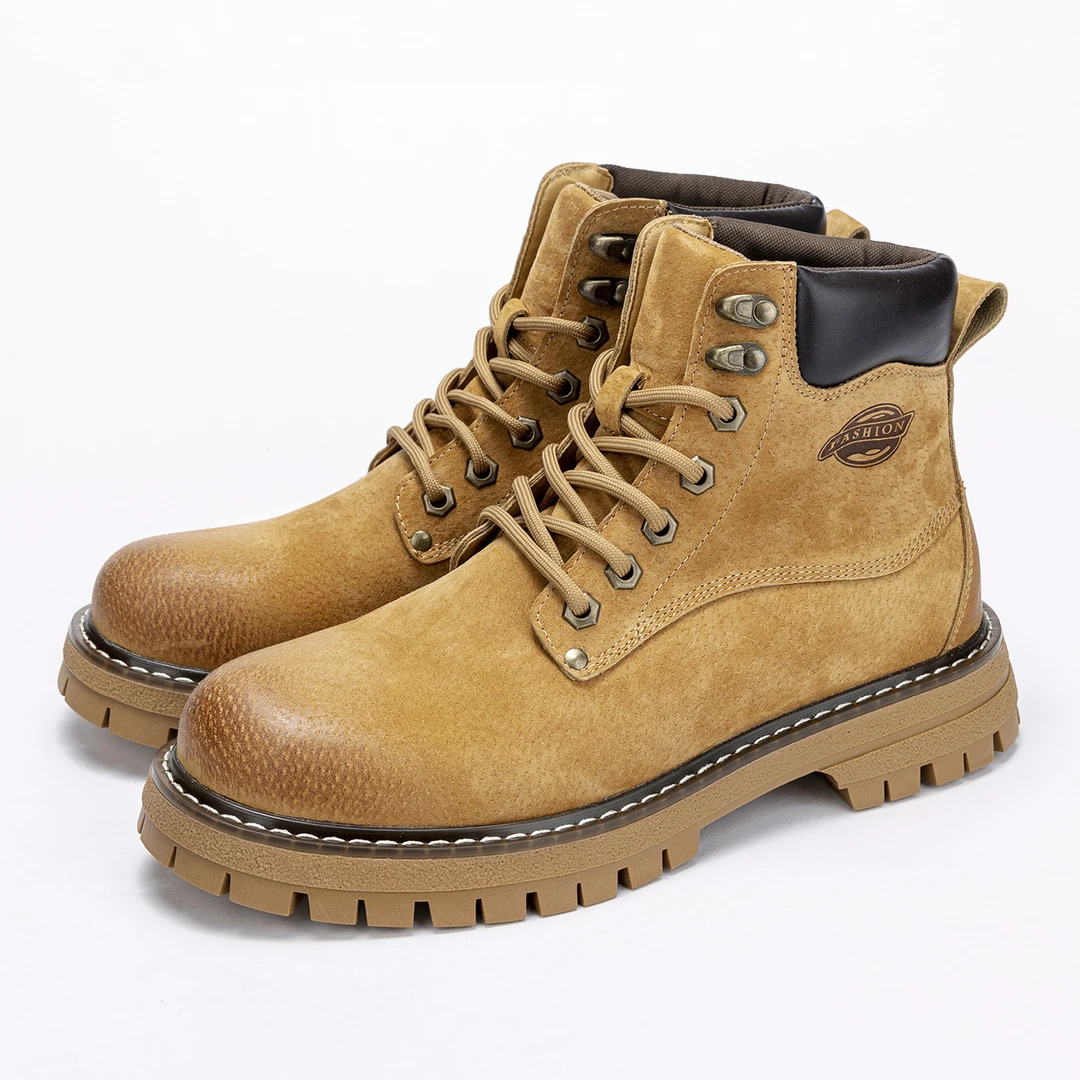 马丁靴时尚潮流工装靴英伦风百搭休闲春秋真皮男士男鞋