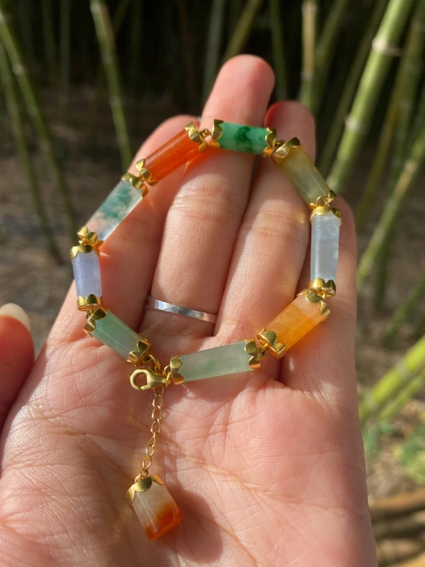 腾冲老料烟嘴芯手链