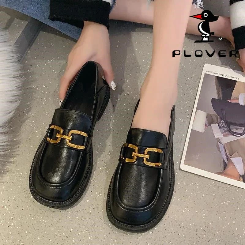 【加绒加绒】乐福春款新款百搭舒适厚底女鞋