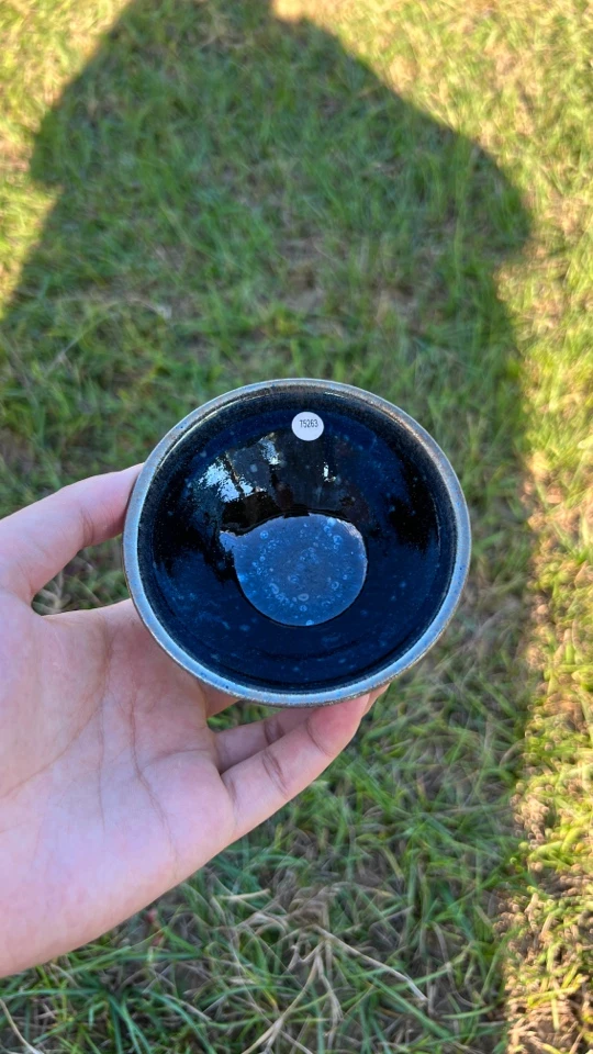吴兴乾建盏柴烧纯手工茶杯主人杯茶具龙窑柴烧建盏个人杯专用