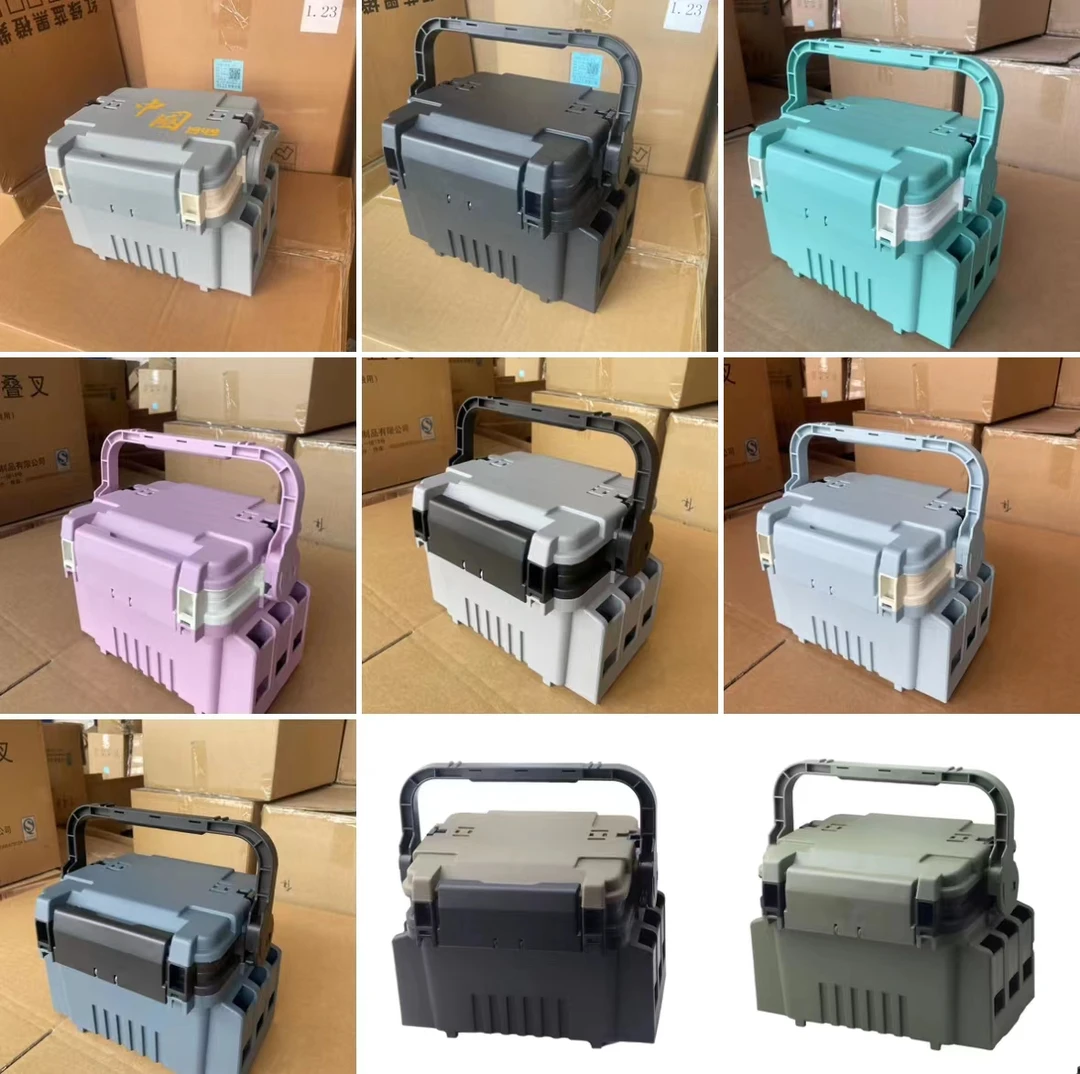 路亚箱鱼箱颜色随机路亚饵收纳箱不带配件