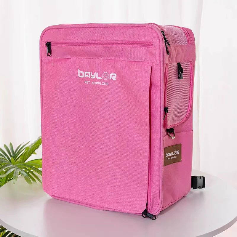 猫包外出便捷手提双肩宠物外出包可折叠透气背包猫咪出门狗携带包