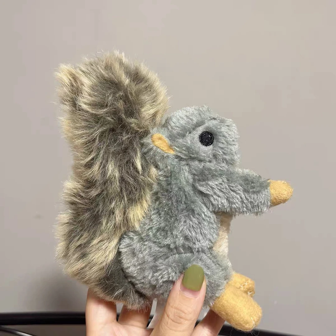 出口美国数量少仿真松鼠宠物狗狗玩具歪发声bb叫