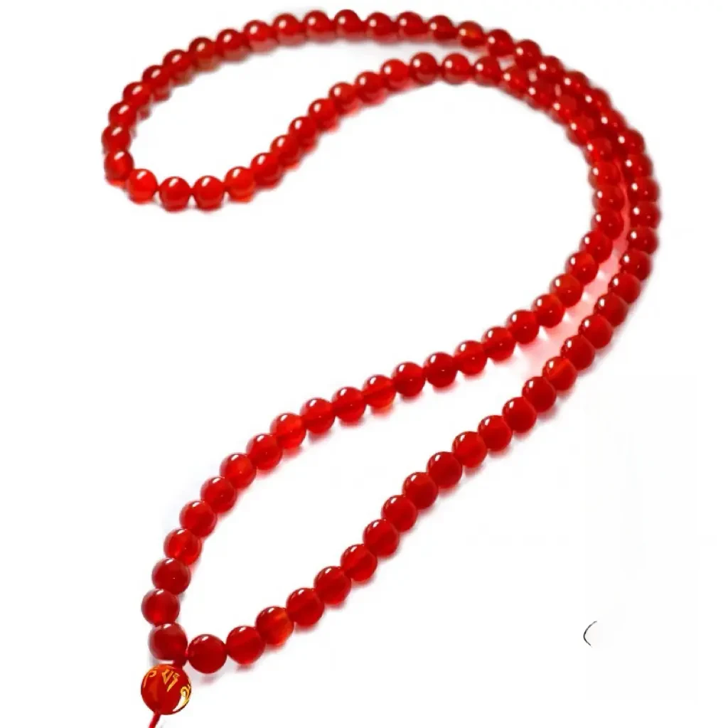 红黄绿黑色天然玛瑙长款毛衣项链女绳手工编织本命年吊坠挂绳配件