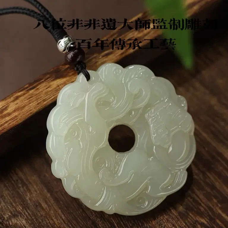 天然新疆和田玉貔貅吊坠玉石挂件项链招财皮丘玉坠男女款