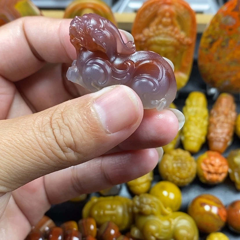 【闪购商品】玛瑙/玉髓战国红未镶嵌岁****人