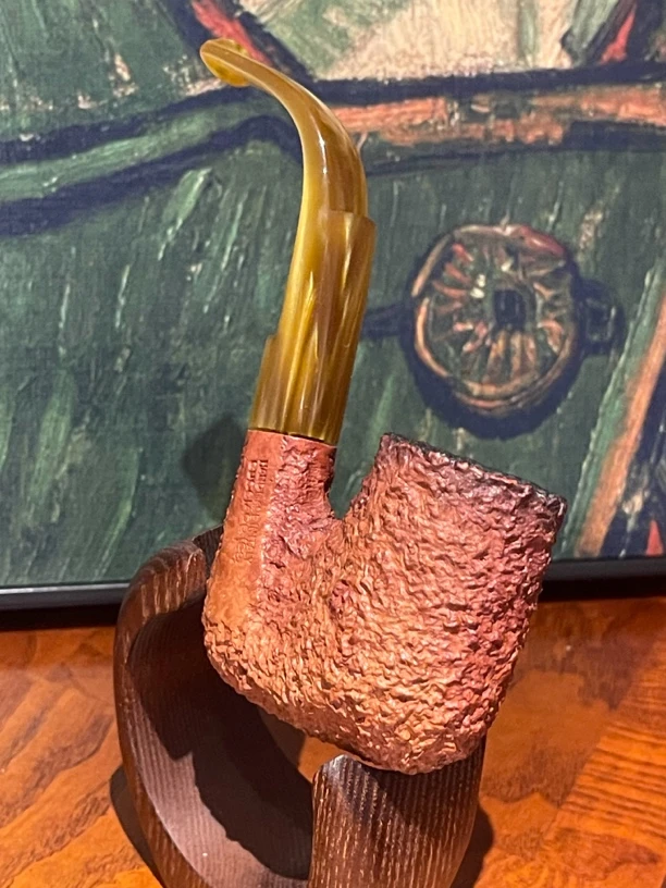 八十年代意大利金胡子烟斗caminetto大弯匈牙利