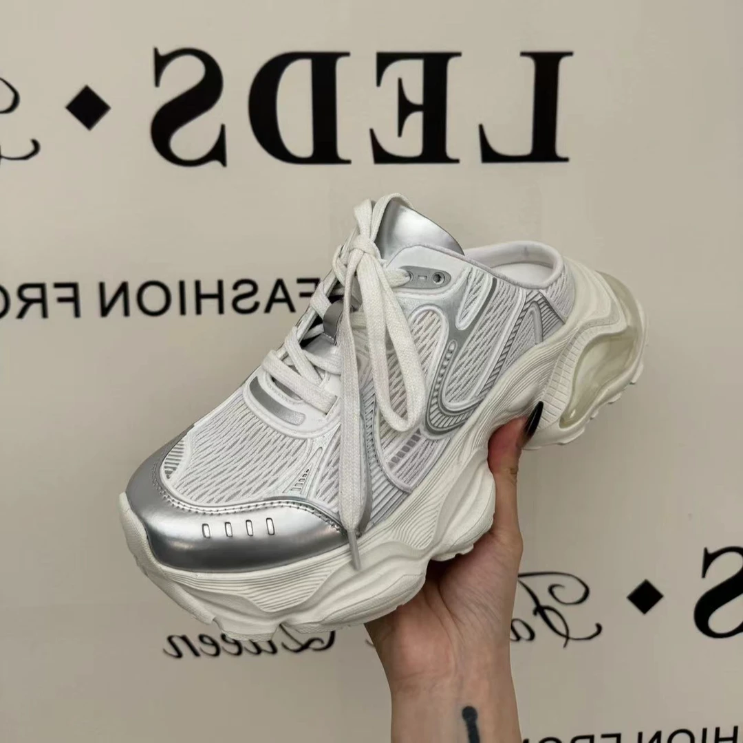 LEDS 916-8 春夏新款时尚百搭透气包头半拖运动鞋女鞋