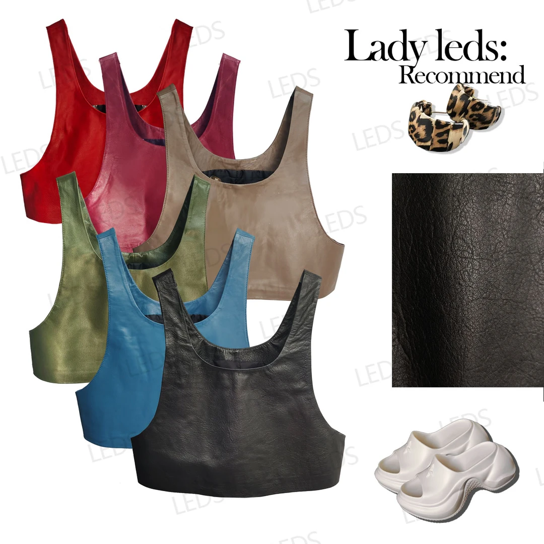 LEDS 405早秋新款时尚轻奢百搭设计款六色马夹