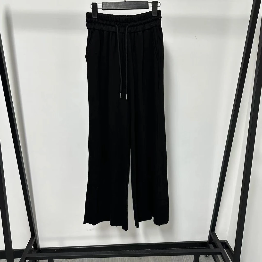 LEDS 668 新款休闲百搭显瘦黑色遛弯裤