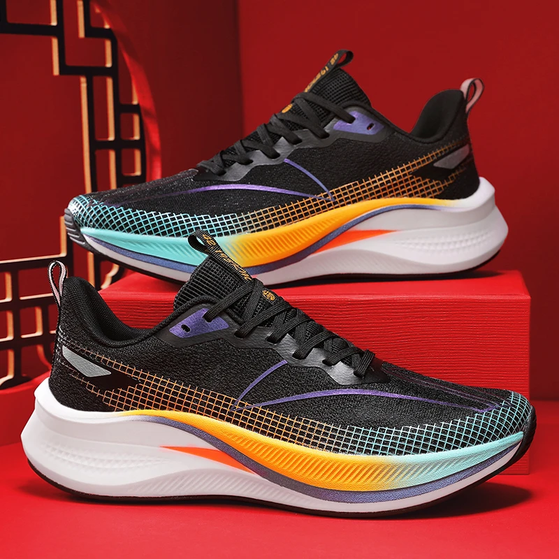 李宁飞电4C赤兔7pro缓震跑步鞋男鞋大童学生专业碳板竞速21运动鞋