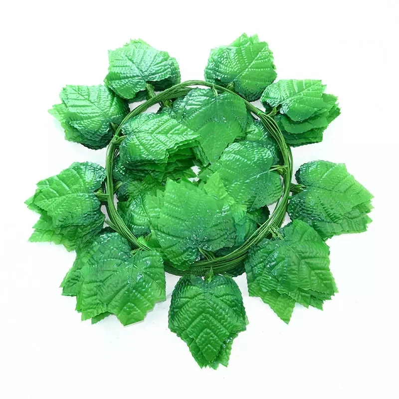 仿真葡萄叶葡萄藤装饰绿叶藤条藤蔓仿真植物叶子藤条绿植批发