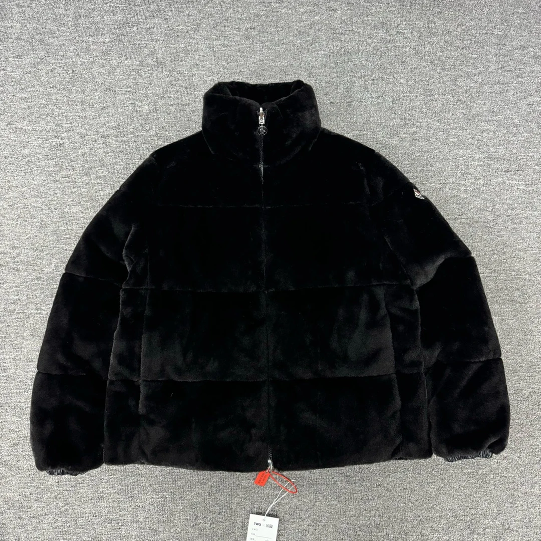 Moncler 蒙口 Pluvier 双面袖标 泰迪 黑色羽绒服 99新 0码