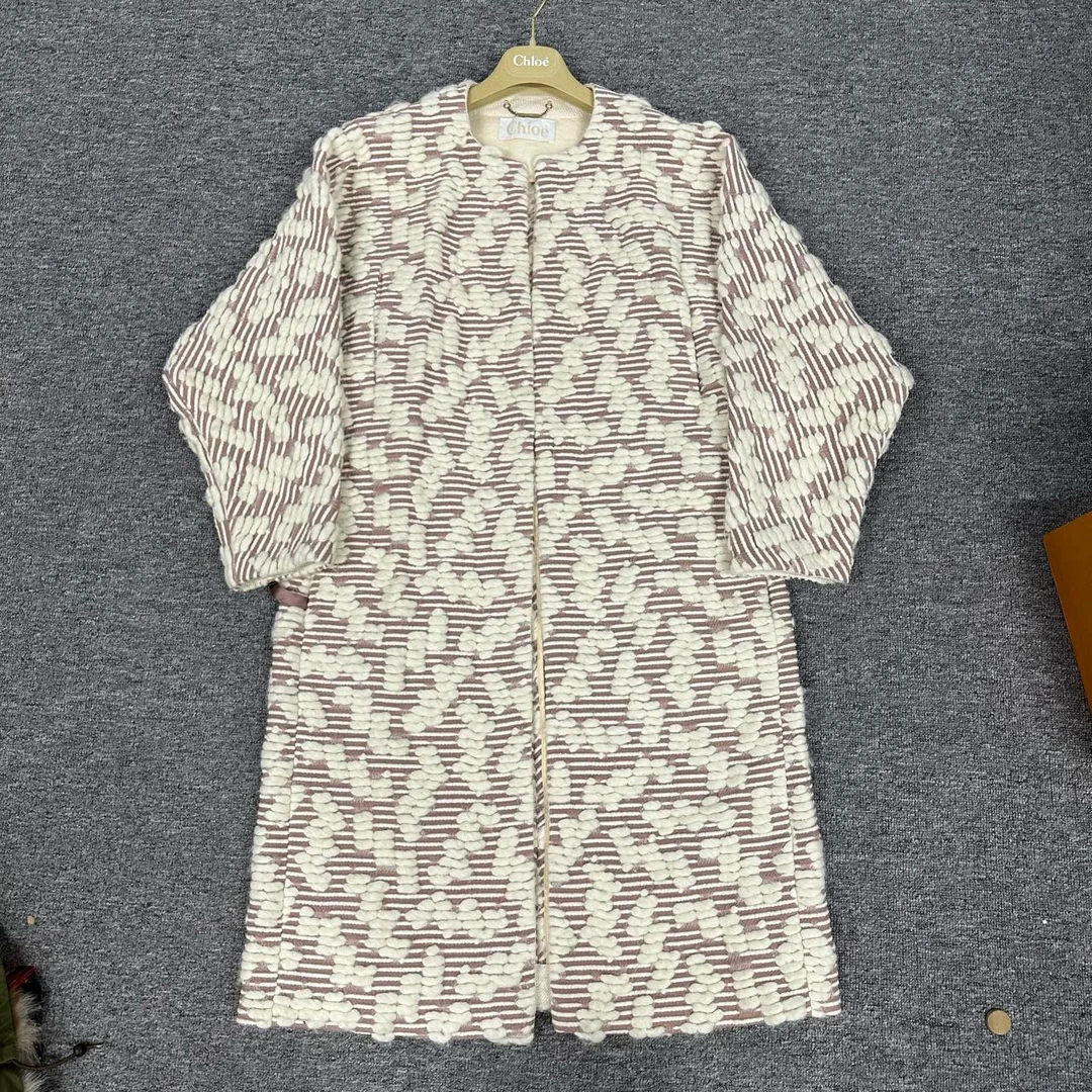 Chloe 蔻依 云朵 重工大衣 98新 36码