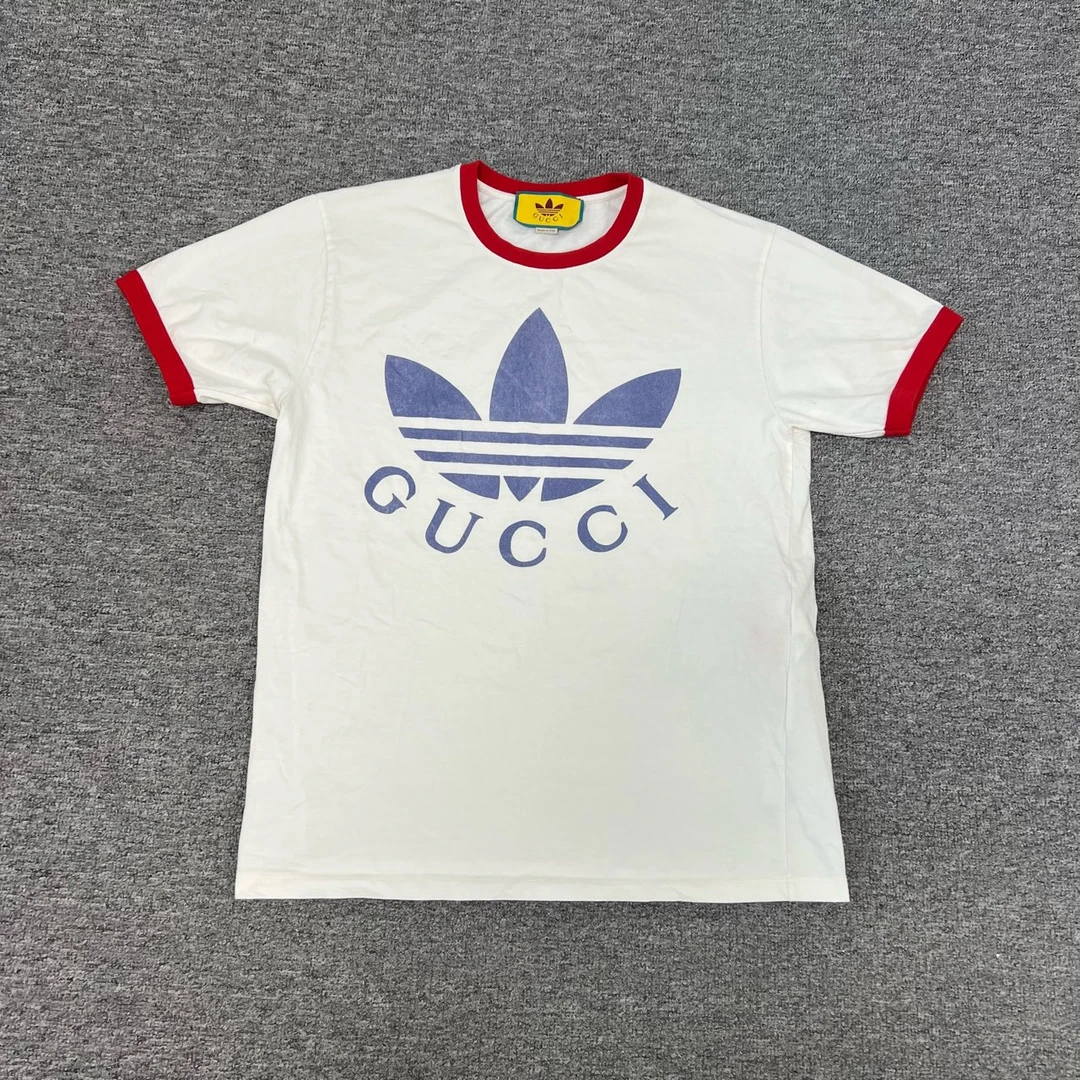 Gucci 古驰 Adidas 联名款 短袖T恤 99新 S码