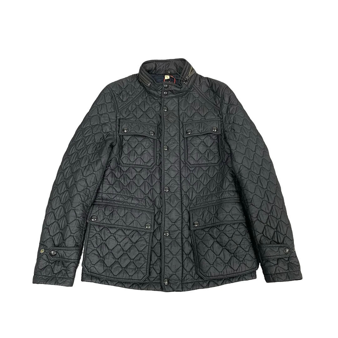 Burberry 绗缝 四口袋 猎装棉衣外套 95新 M码