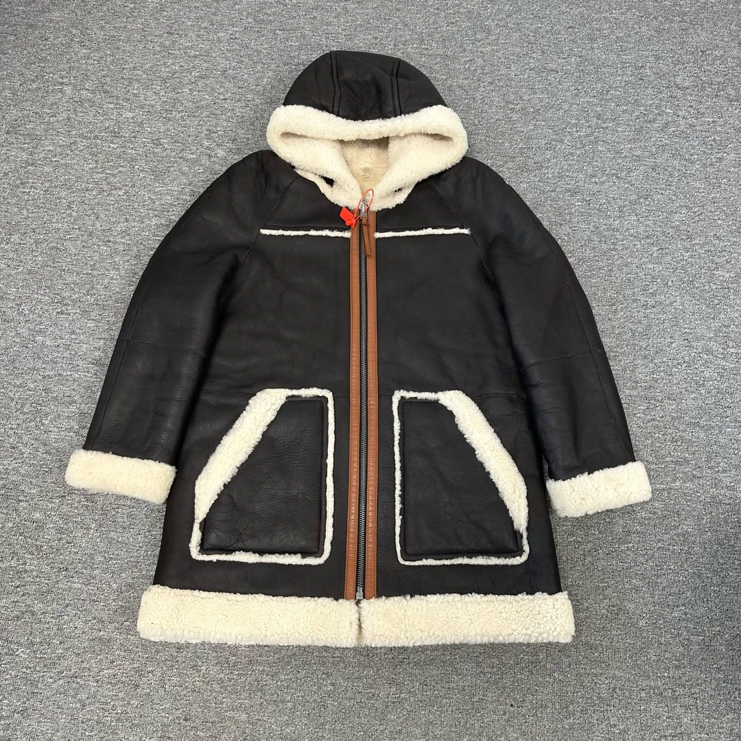 Coach 蔻驰 双面穿 皮毛一体 大衣 99新 M码