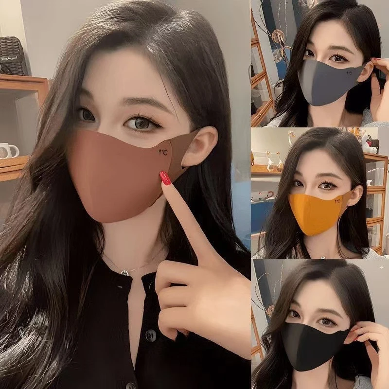 秋冬季美拉德口罩保暖防风面罩户外骑行防护口罩无痕眼角护眼角