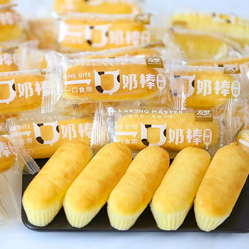 友梦一口奶棒蛋糕甜品点心糕点早餐小面包营养学生网红小零食休闲