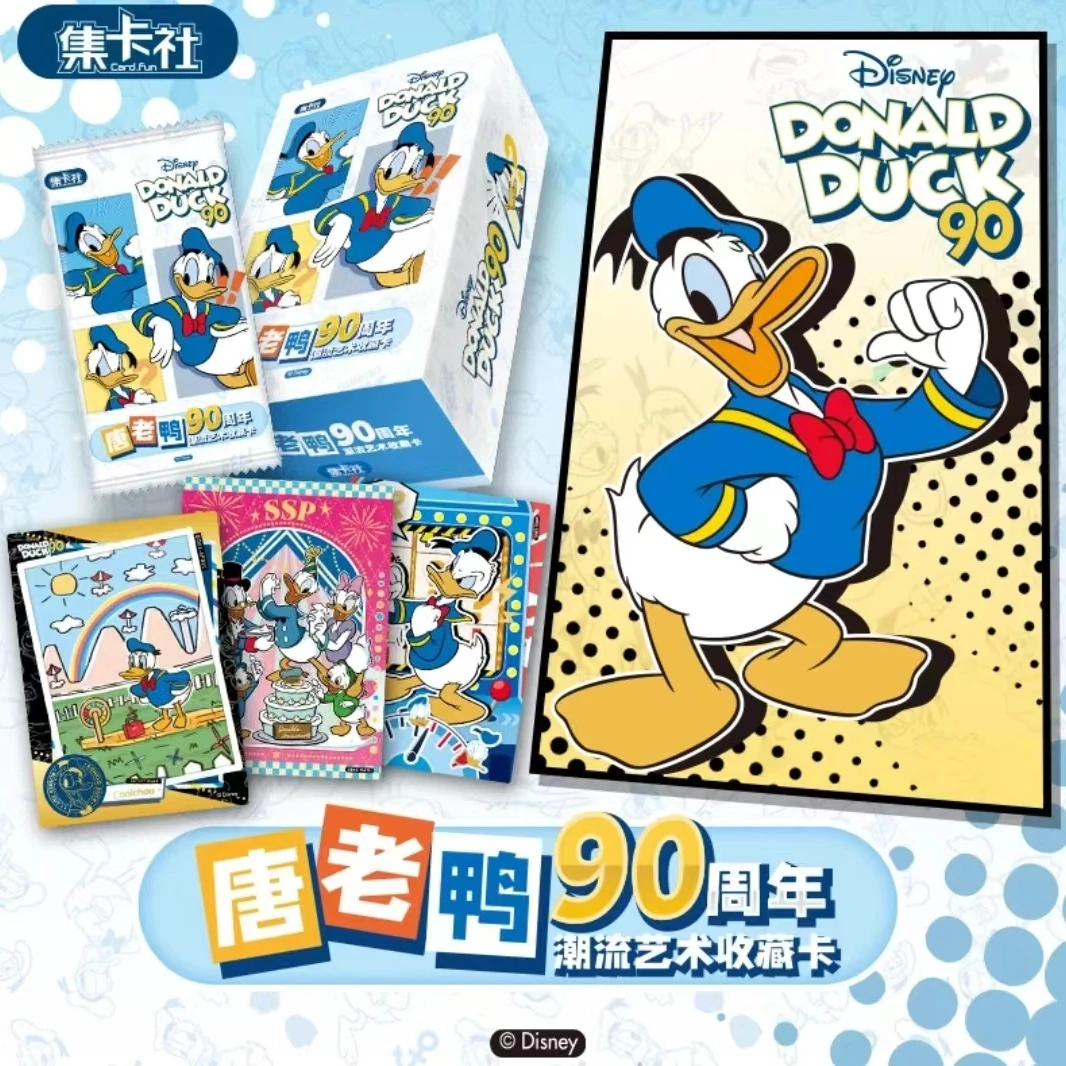 【平拆】集卡社《唐老鸭90周年》潮流艺术收藏卡卡牌盲盒