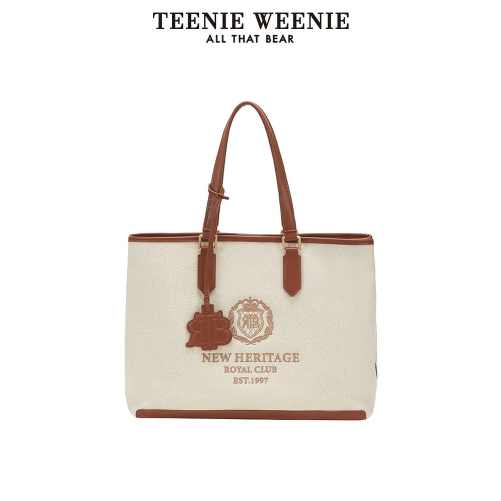 TeenieWeenie小熊学院风单肩手提包大容量通勤挎包女TTAK24F901W
