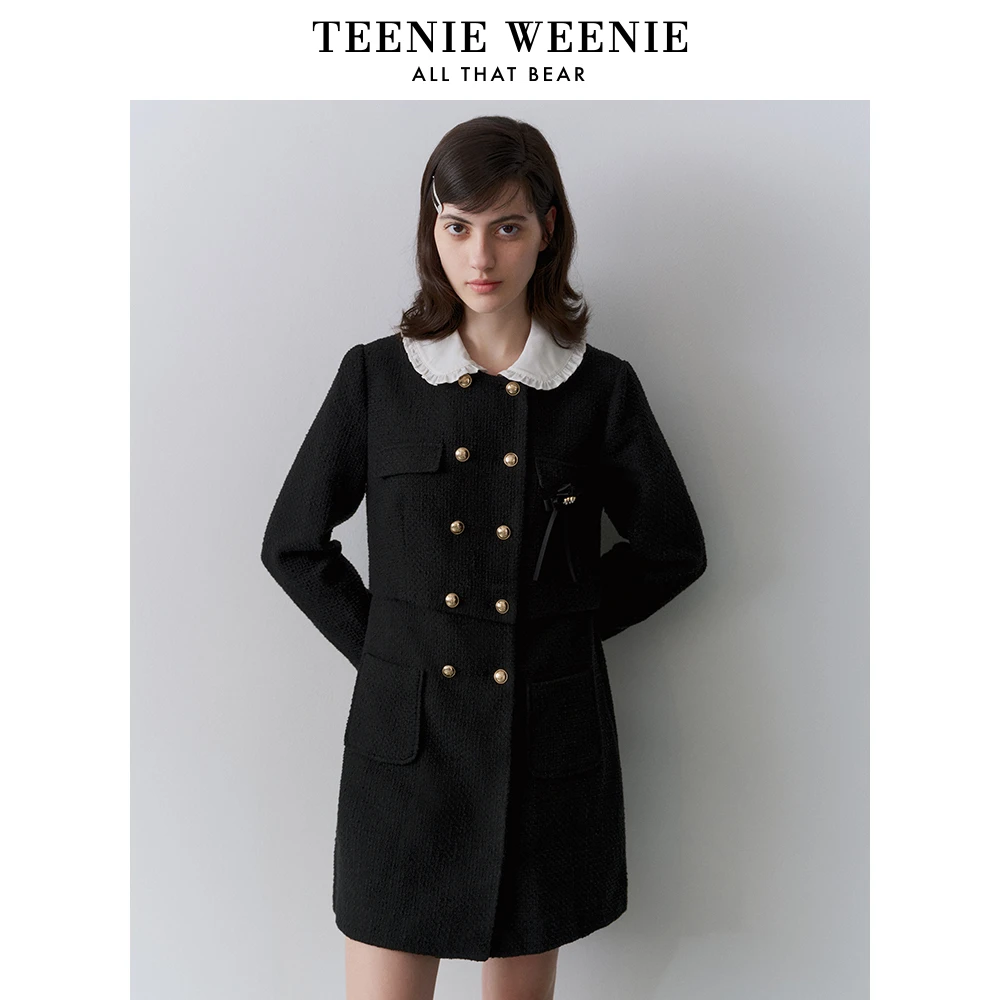 TeenieWeenie小熊装24春季新款气质法式小香风外套女TTJJ241252P