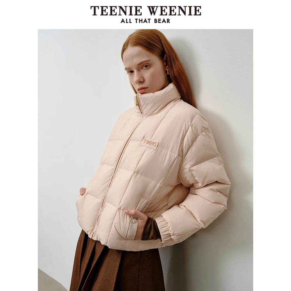 TeenieWeenie小熊24云感零压羽绒服马卡龙粉面包外套TTJD248C12N