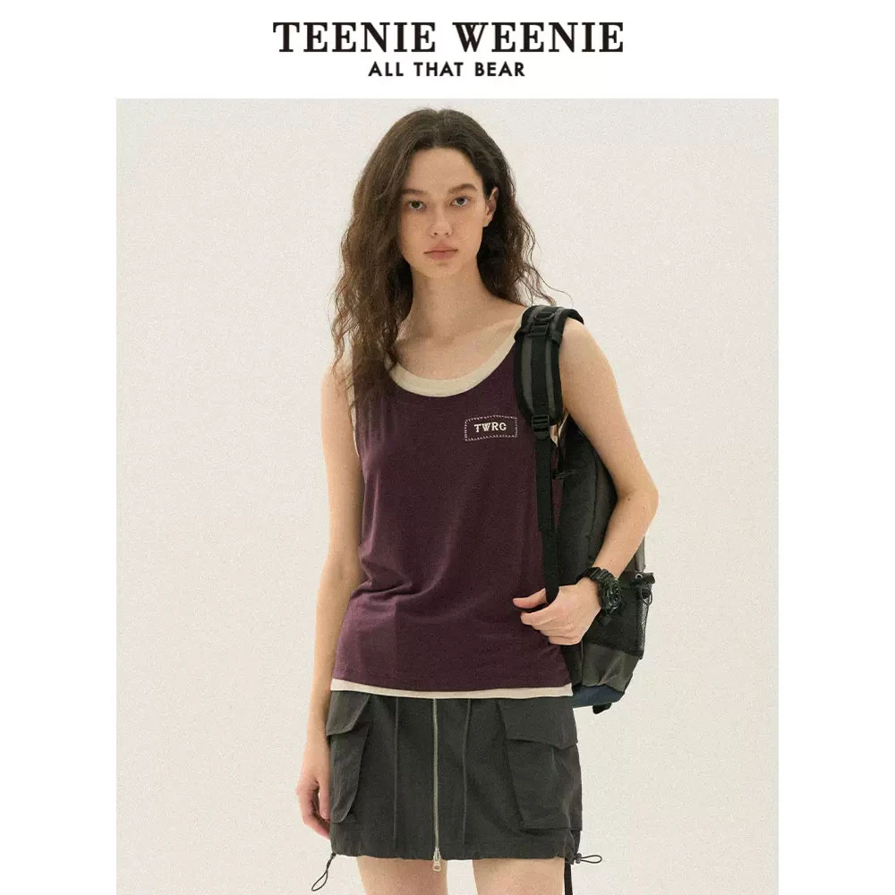 【天丝+绵羊毛+莫代尔混纺】TeenieWeenie假两件背心TTRA246423N