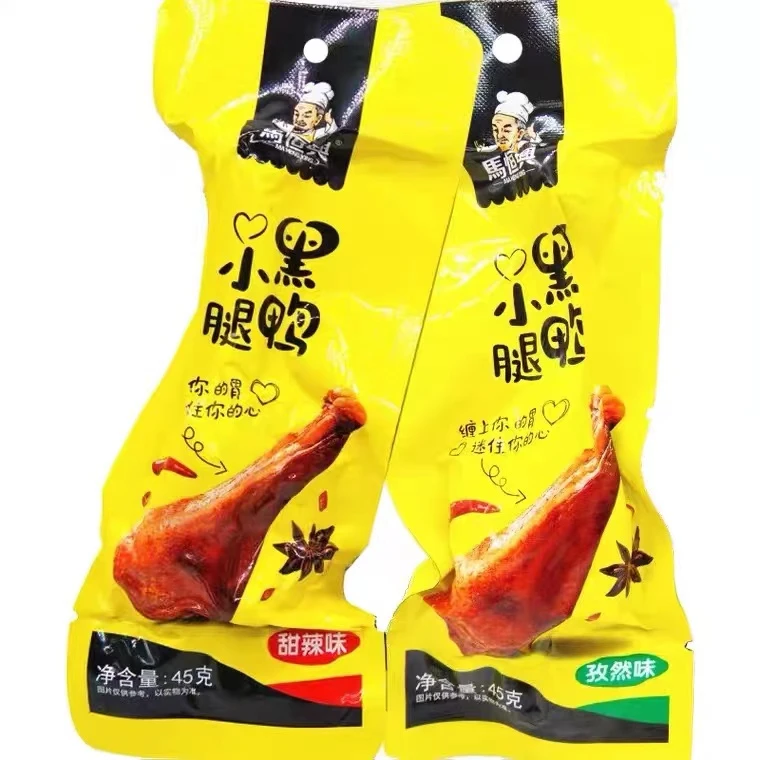 黑鸭系列独立包装小腿鸭肉鸭腿即食卤味零食解馋办公室零食甜辣味