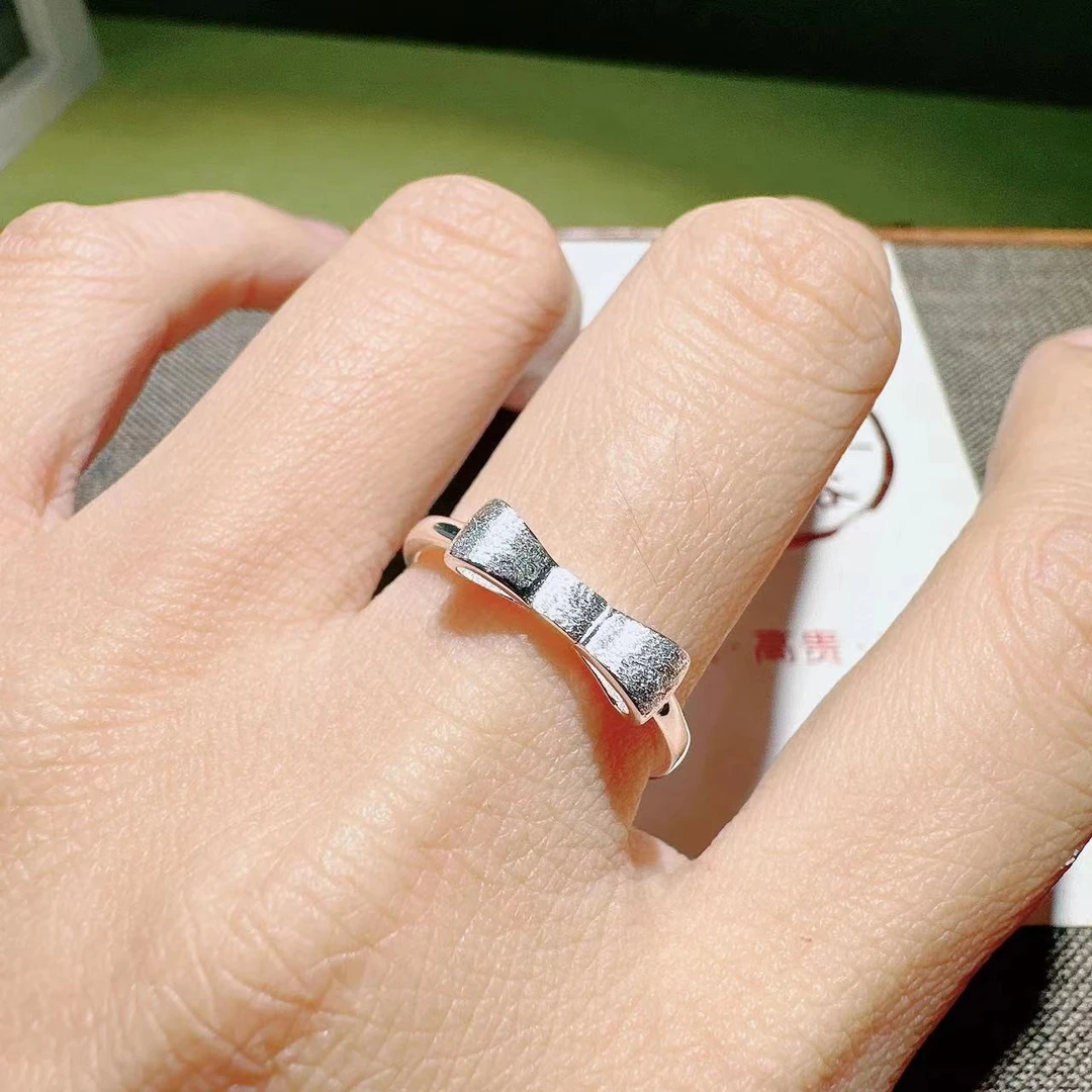 铭铭有你 足银戒指  经典款 古法在逃公主戒指 开口可调节