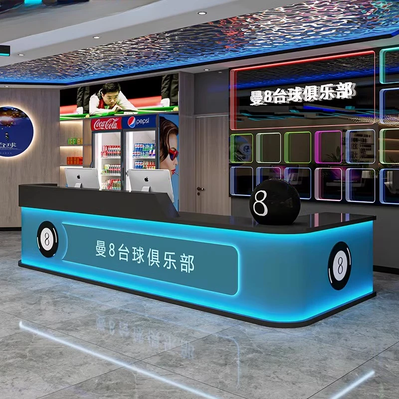 台球厅吧台网咖俱乐部前台台球室桌球ktv电竞吧台KTV吧台