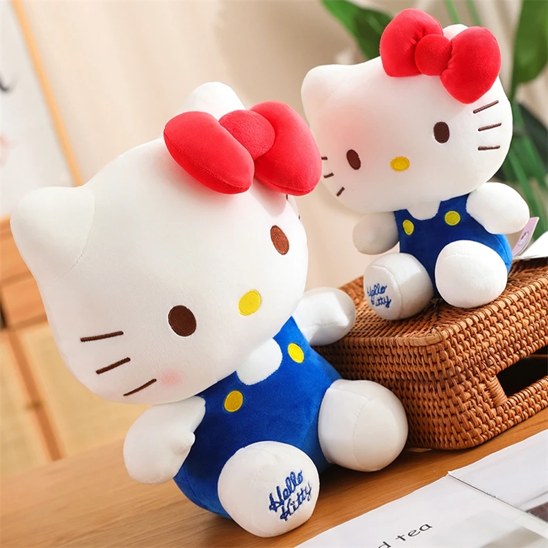 HelloKitty正版凯蒂猫经典宝石蓝可爱玩具公仔毛绒玩偶圣诞礼物