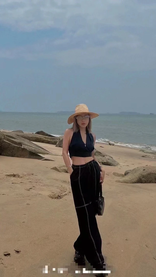 YH  明线设计感裤（3318%#