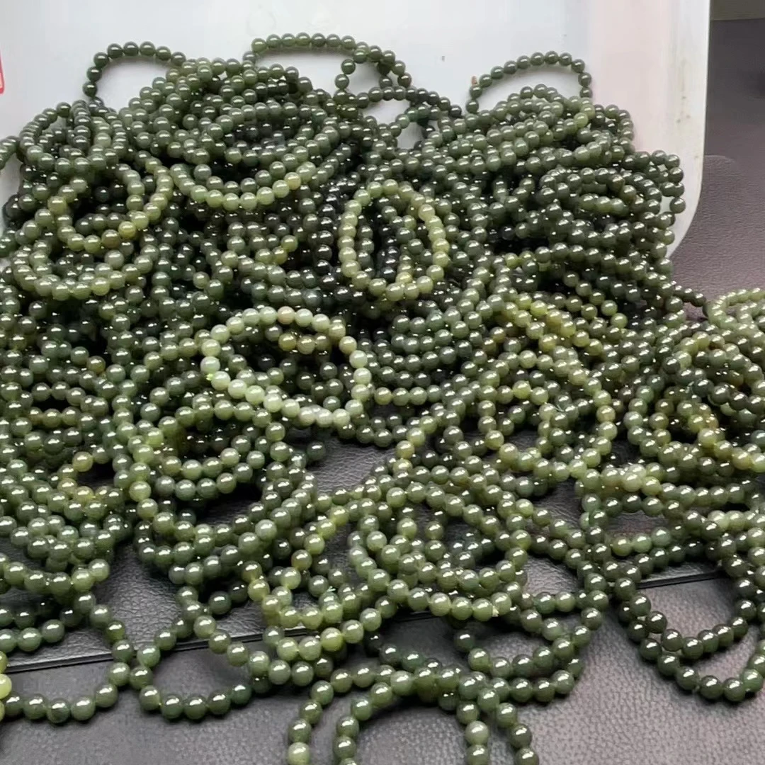 和田玉新疆若羌青黄口青提葡萄手串卡8 多样性发一 SC012