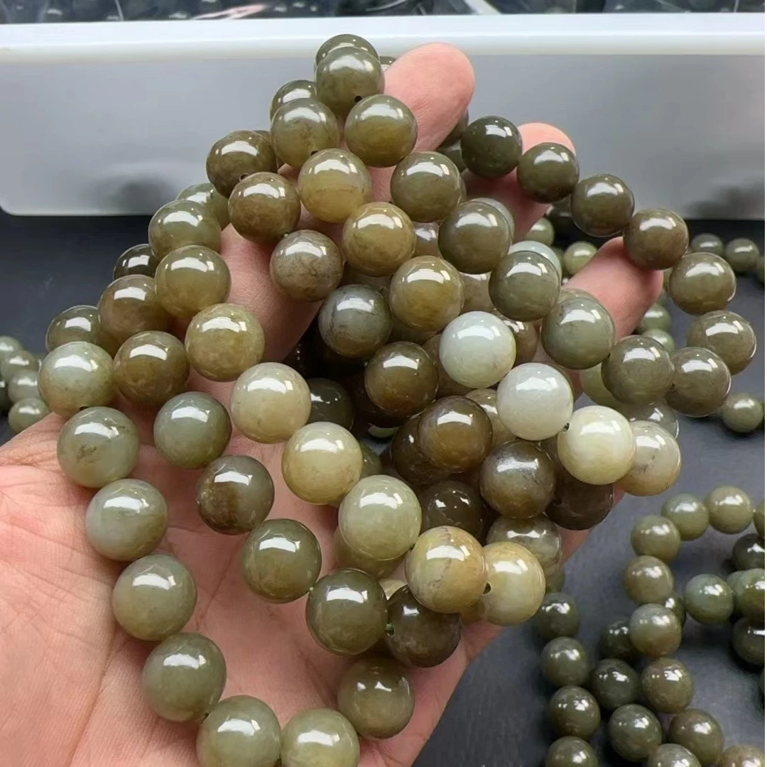 （糖料）和田玉新疆且末县且末料手串卡12mm