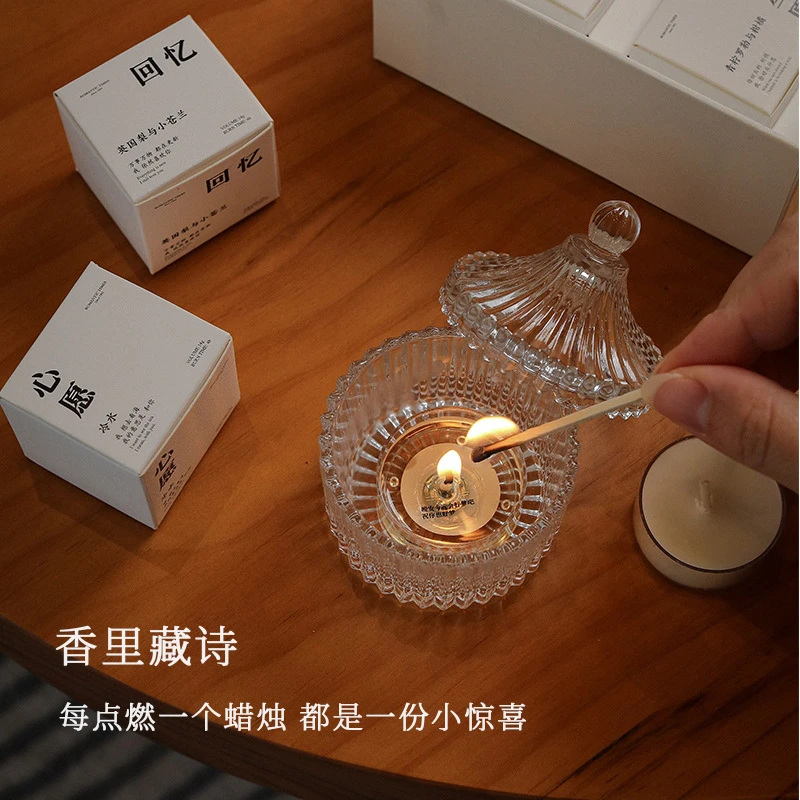 香里藏诗香薰蜡烛礼盒香氛结婚茶蜡伴手礼生日情人圣诞节礼物