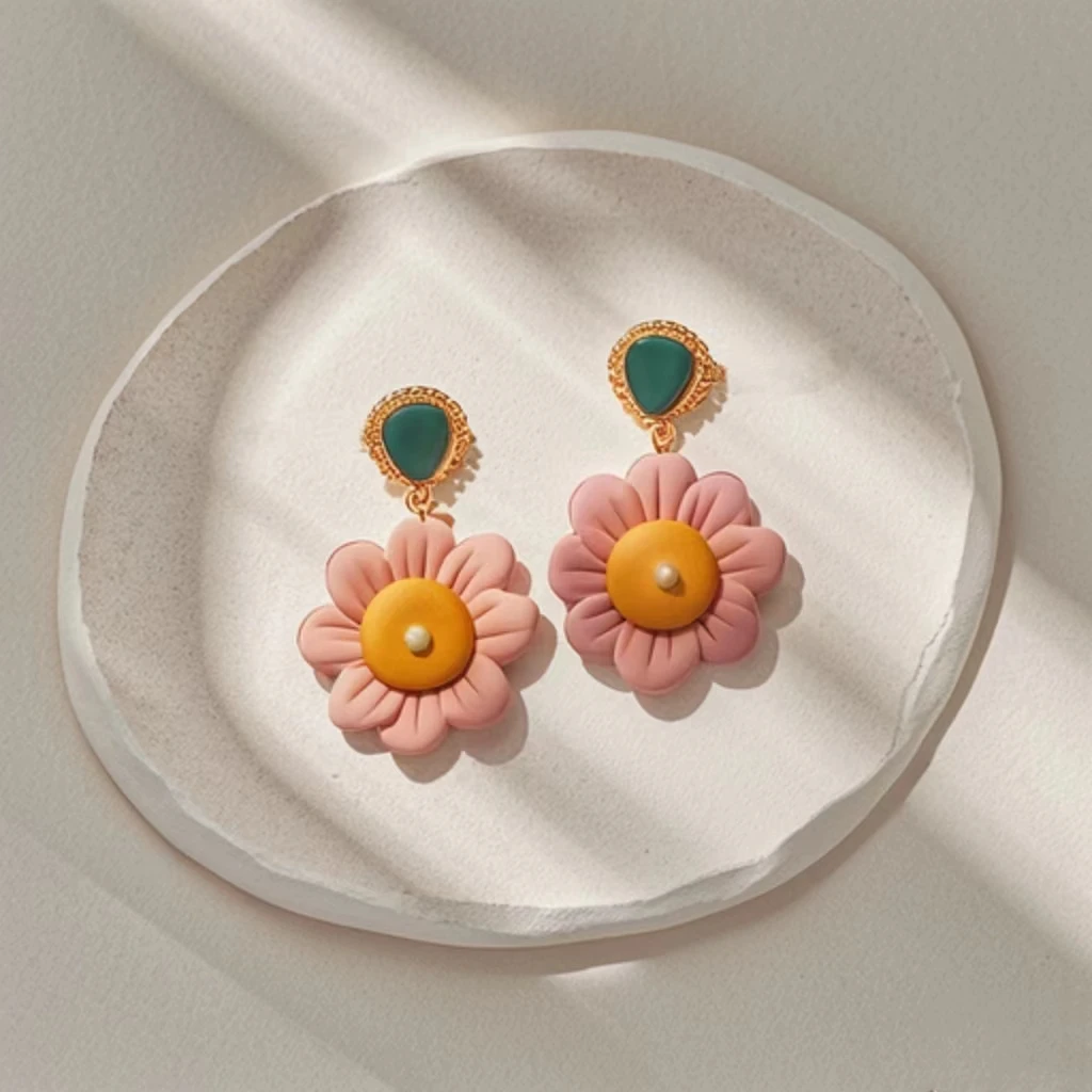 【ED/EP】桃夭精致时尚网红气质可爱两朵小花图案印花小背心小众