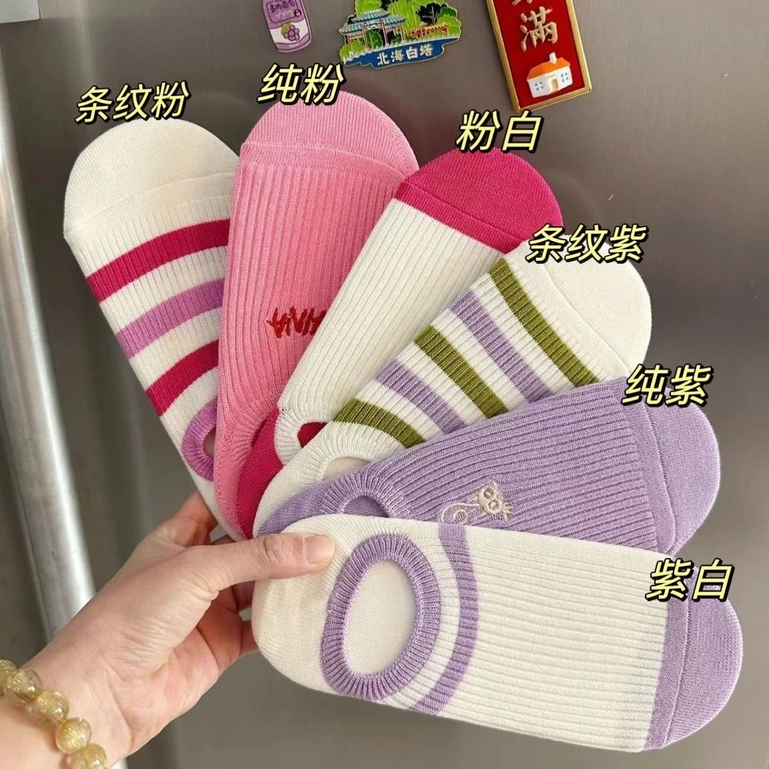 袜子女百搭潮船袜女春夏薄款短款夏季浅口船袜子网红ins船袜百搭