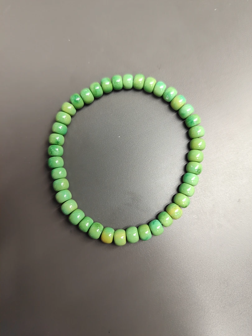 菜籽黄老型珠手链6mm(多样性发货)