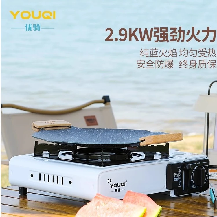 优骑卡式炉户外野外炉具炊具火锅卡斯便携式露营卡磁炉