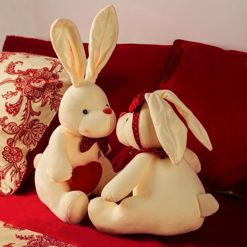 压床娃娃一对结婚抱枕喜娃娃婚房布置婚庆用品大全新婚礼物送新人