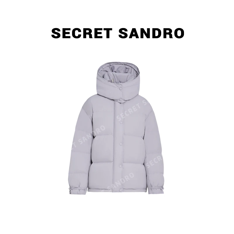 【紫色羽绒】Secret Sandro 鸥纪儿 羽绒服 R84205029R