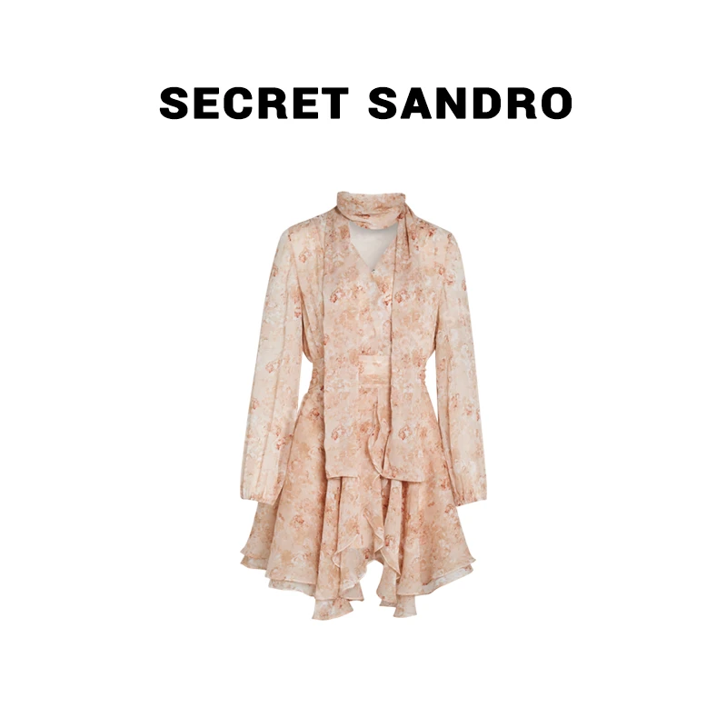 【碎花裙】Secret Sandro 鸥小柒 连衣裙 L64202139R