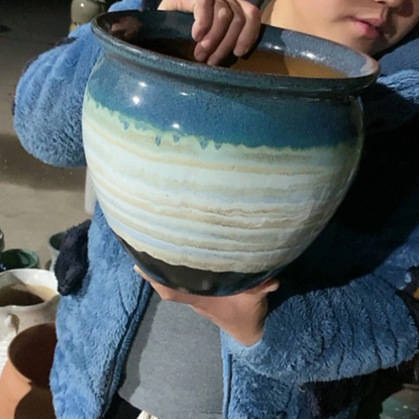 【闪购商品】紫砂花盆口25高23
