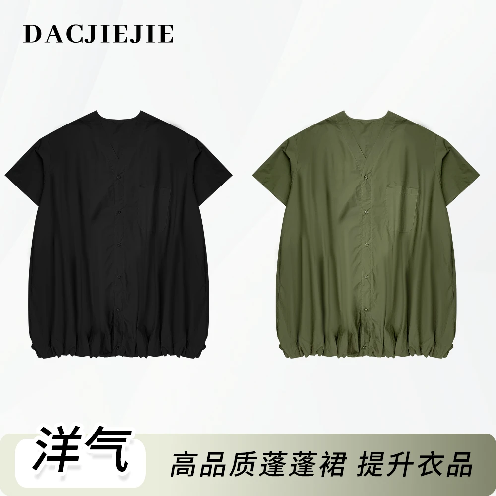 【蓬蓬裙】高品质时尚洋气圆领宽松设计感显瘦休闲连衣裙